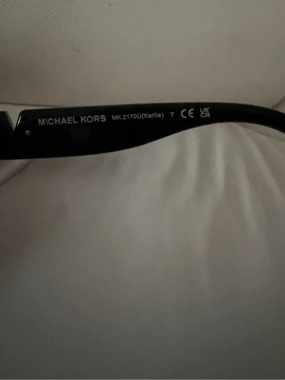 Michael Kors Black Frame with Brown Gradient Lenses Oversized Square Sunglasses